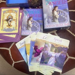 *Rare*Authentic*Out of Print - Doreen Virtue Saints & Angels Oracle Cards
